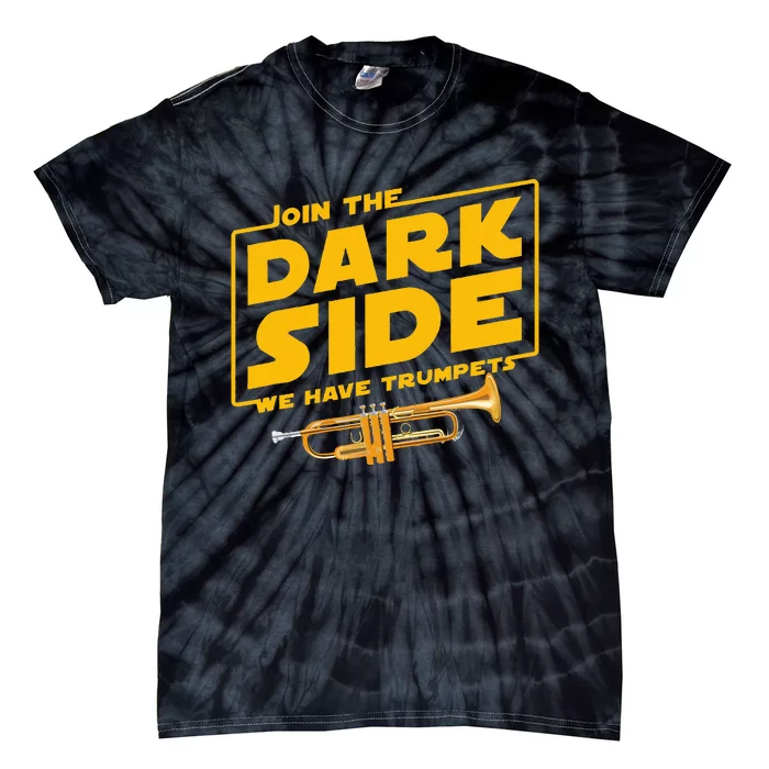 Join The Dark Side Trumpet Player Pride Tie-Dye T-Shirt