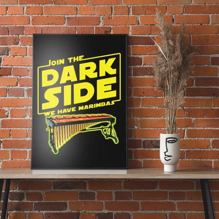 Join The Dark Side Marimba Player Poster