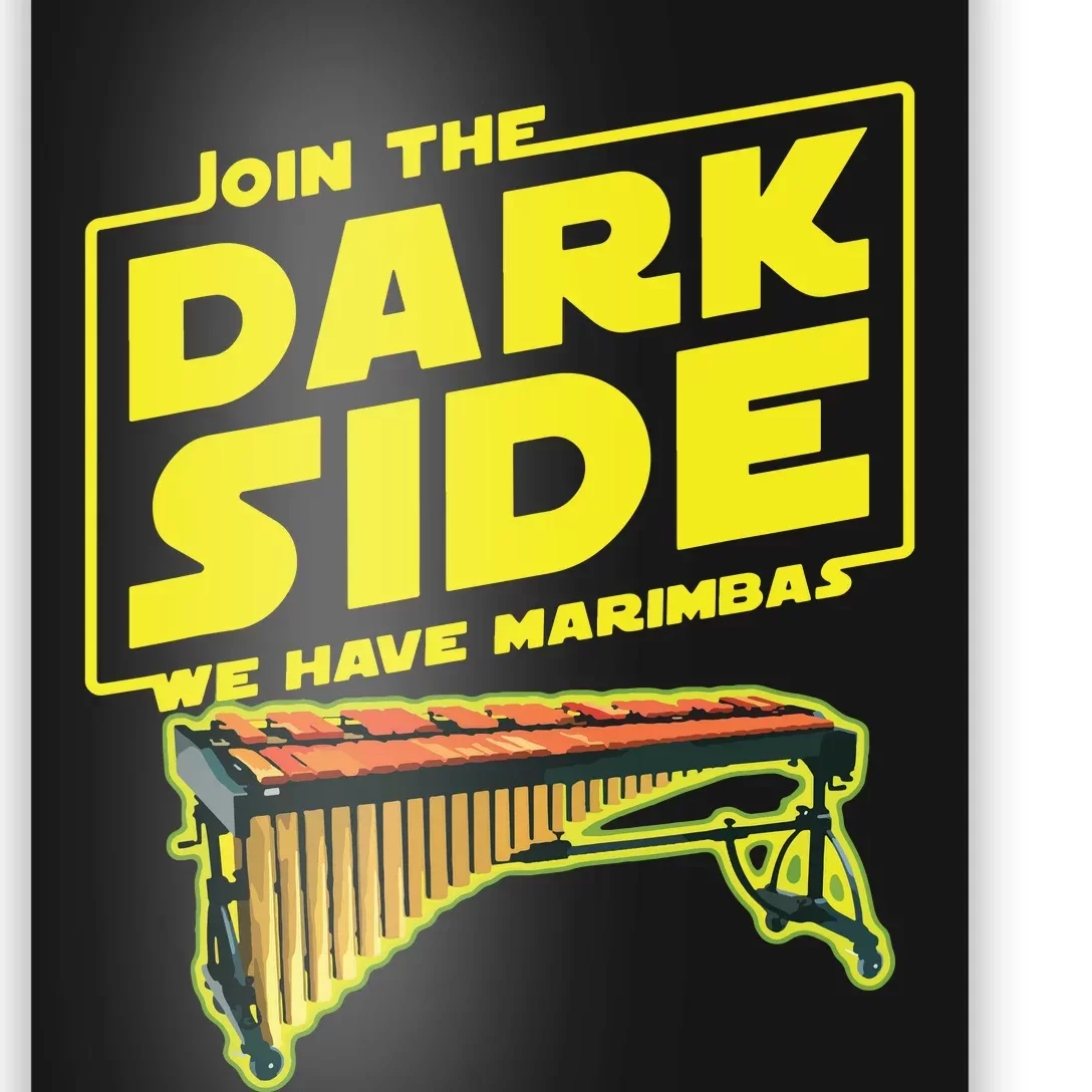 Join The Dark Side Marimba Player Poster