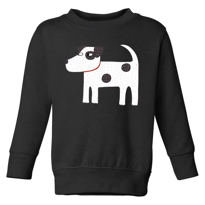 Jackrussell Terrier Dog Design Toddler Sweatshirt