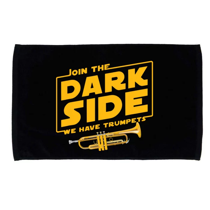 Join The Dark Side Trumpet Player Microfiber Hand Towel