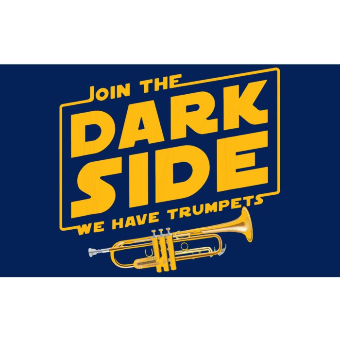 Join The Dark Side Trumpet Player Bumper Sticker