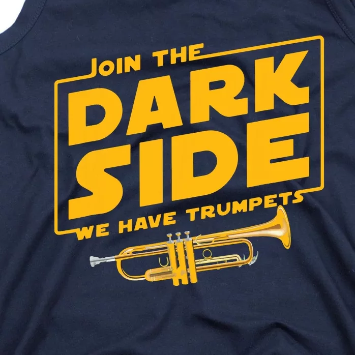 Join The Dark Side Trumpet Player Tank Top