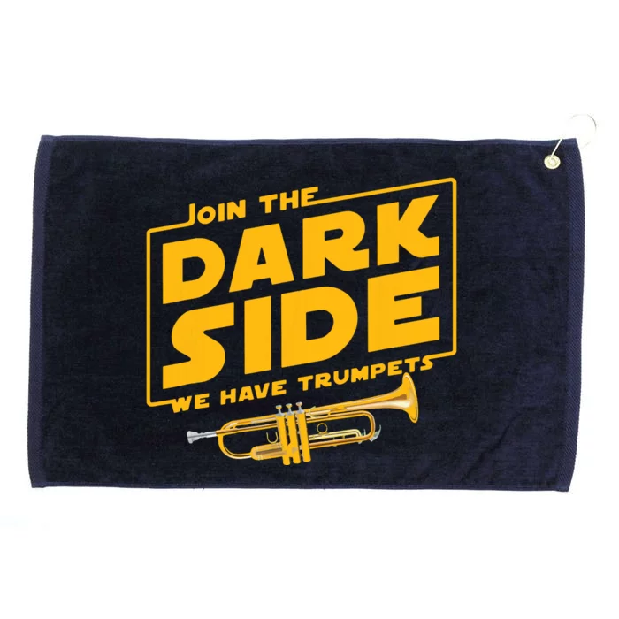 Join The Dark Side Trumpet Player Grommeted Golf Towel