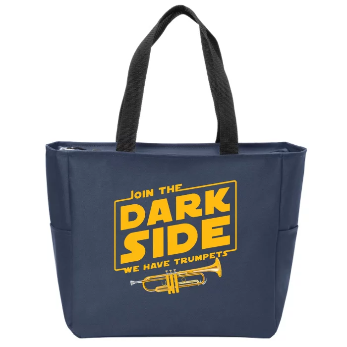 Join The Dark Side Trumpet Player Zip Tote Bag