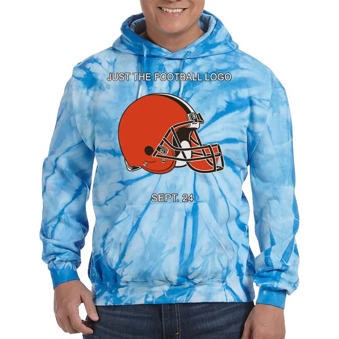 Just The Football Logo Sept 24 Tie Dye Hoodie