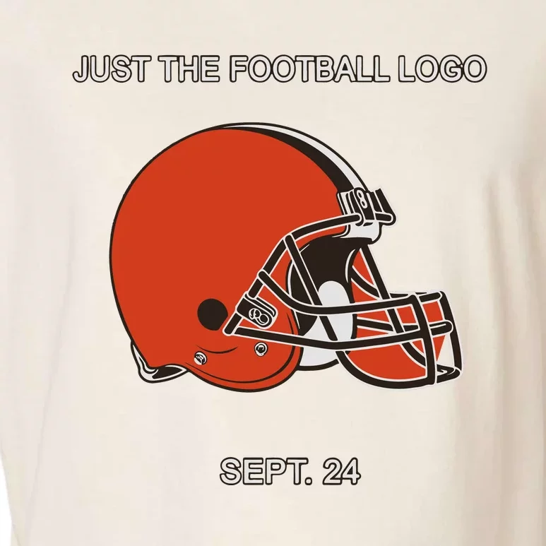 Just The Football Logo Sept 24 Garment-Dyed Women's Muscle Tee