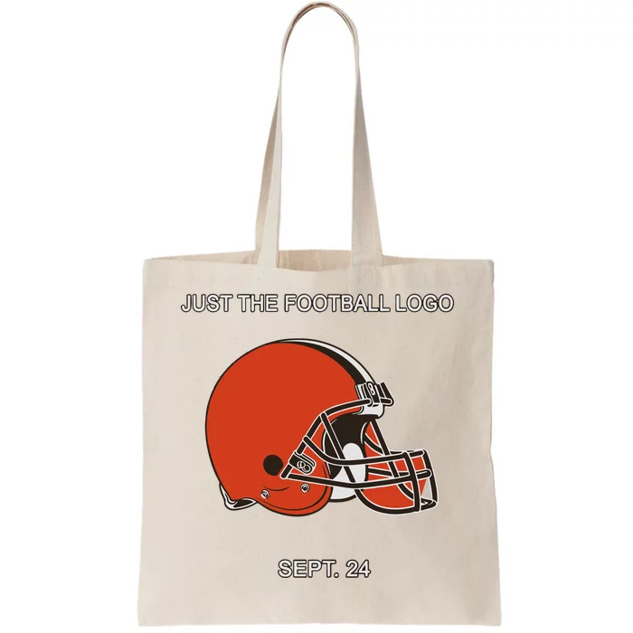 Just The Football Logo Sept 24 Tote Bag