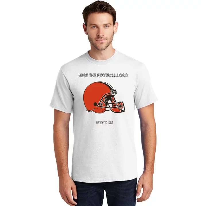 Just The Football Logo Sept 24 Tall T-Shirt