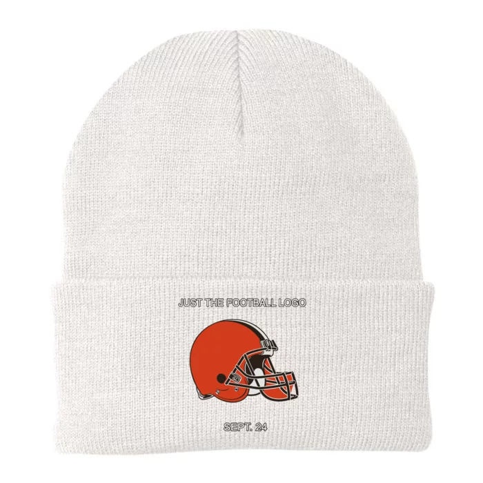 Just The Football Logo Sept 24 Knit Cap Winter Beanie