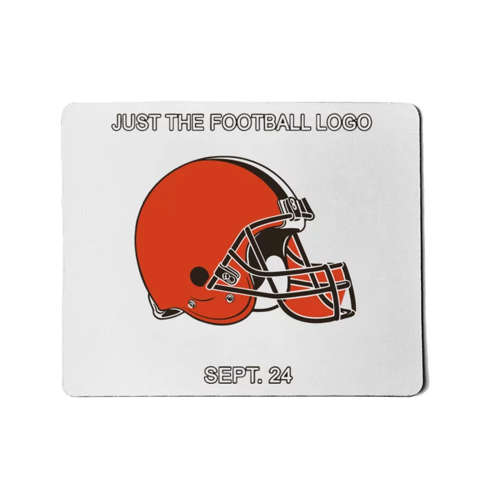 Just The Football Logo Sept 24 Mousepad