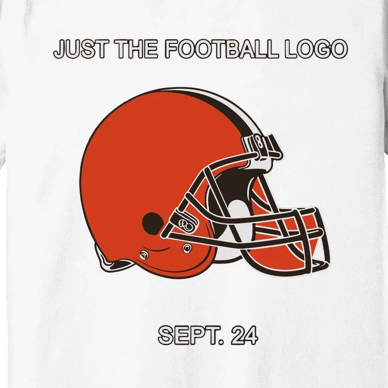 Just The Football Logo Sept 24 Premium T-Shirt