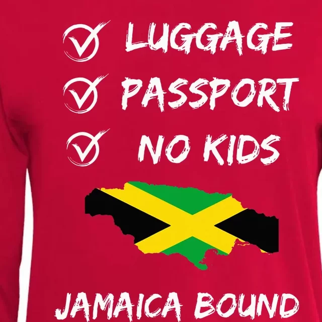 Jamaican Travel For Your Next Vacation To Jamaica Womens Cotton Relaxed Long Sleeve T-Shirt