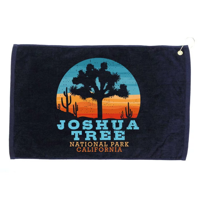 Joshua Tree Funny Gift Desert Palm Outdoor Camping Cactus Springs Cool Gift Grommeted Golf Towel