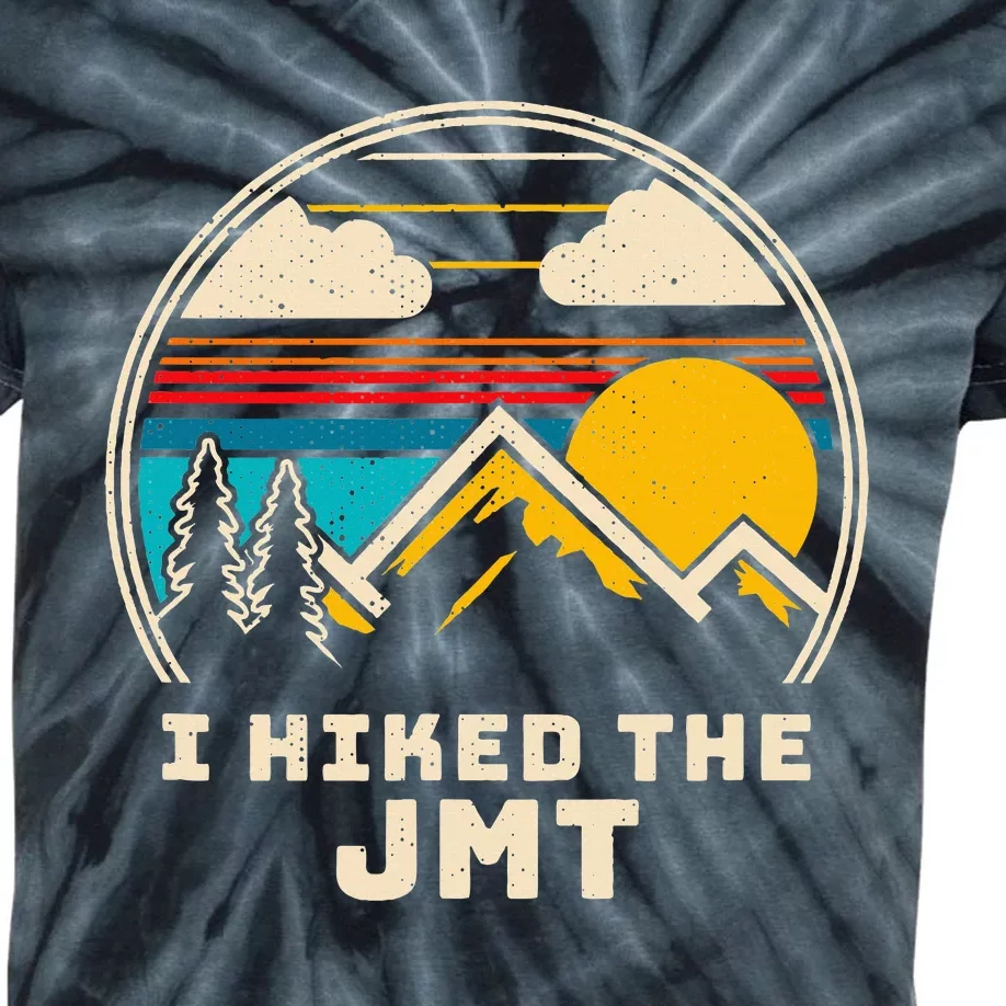 Jmt Thruhiker; I Hiked The Jmt Kids Tie-Dye T-Shirt