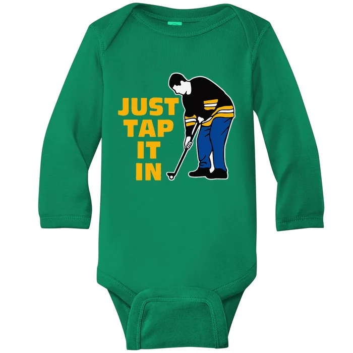 Just Tap It In Golf Lovers Baby Long Sleeve Bodysuit