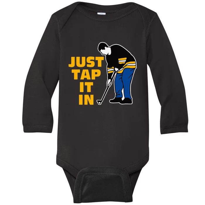 Just Tap It In Golf Lovers Baby Long Sleeve Bodysuit