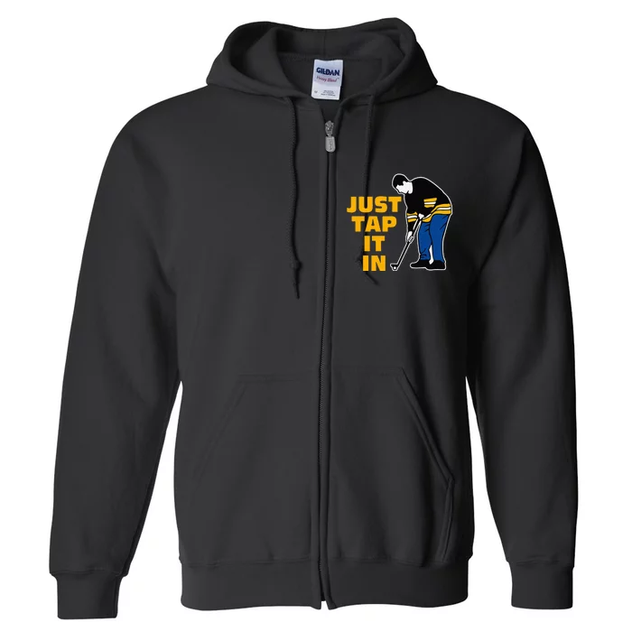 Just Tap It In Golf Lovers Full Zip Hoodie