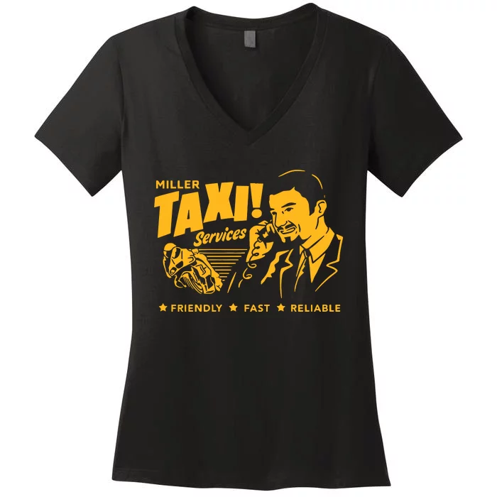 Jackmiller43 Taxi Women's V-Neck T-Shirt