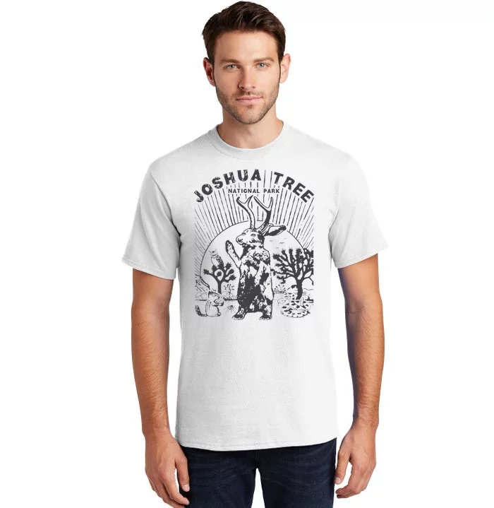 Joshua Tree Jackalope Guys Joshua Tree Vintage National Park Tall T-Shirt