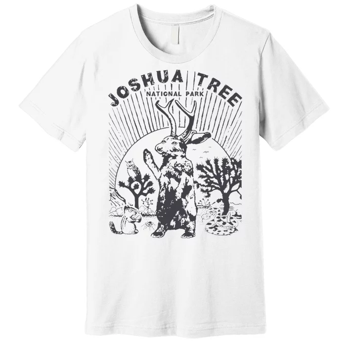 Joshua Tree Jackalope Guys Joshua Tree Vintage National Park Premium T-Shirt