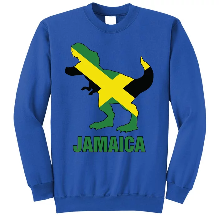 Jamaica Trex Jamaican Flag Tall Sweatshirt