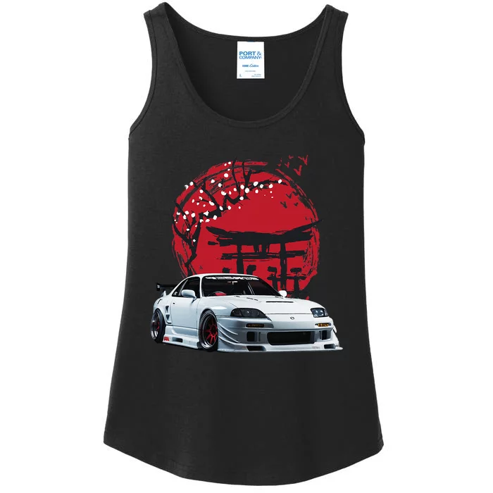 Jdm Tuning Japanese Domestic Market Skyline Supra Automotive Ladies Essential Tank