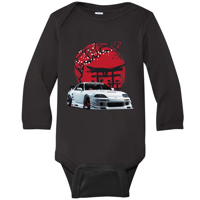 Jdm Tuning Japanese Domestic Market Skyline Supra Automotive Baby Long Sleeve Bodysuit