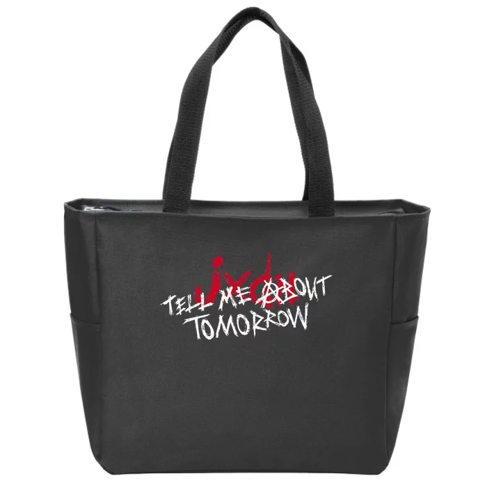 Jxdn Tmat Logo Zip Tote Bag