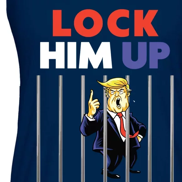 Jail Trump Lock Him Up Anti Trump Ladies Essential Flowy Tank