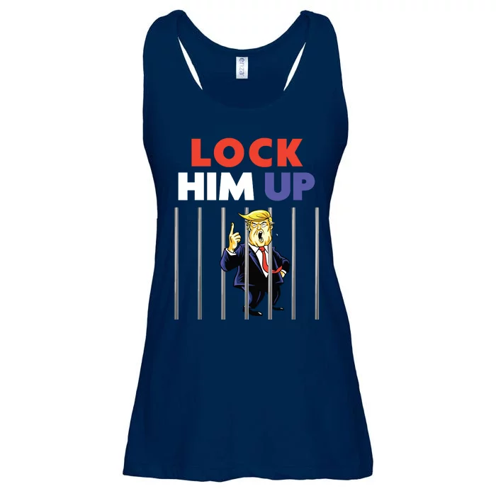 Jail Trump Lock Him Up Anti Trump Ladies Essential Flowy Tank