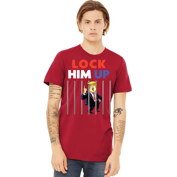 Jail Trump Lock Him Up Anti Trump Premium T-Shirt