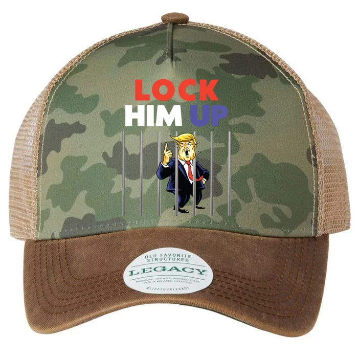 Jail Trump Lock Him Up Anti Trump Legacy Tie Dye Trucker Hat