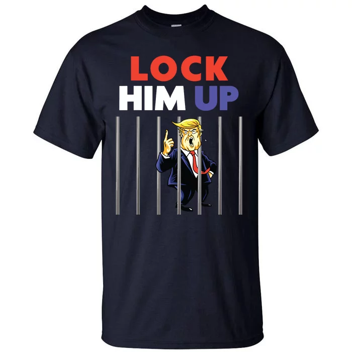 Jail Trump Lock Him Up Anti Trump Tall T-Shirt