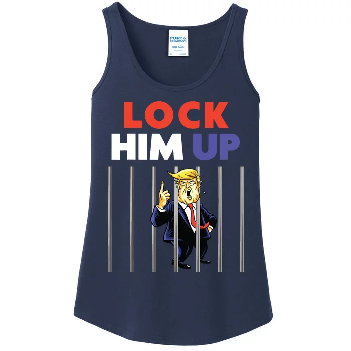 Jail Trump Lock Him Up Anti Trump Ladies Essential Tank