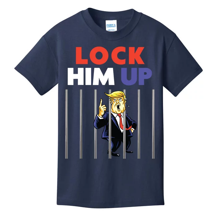 Jail Trump Lock Him Up Anti Trump Kids T-Shirt