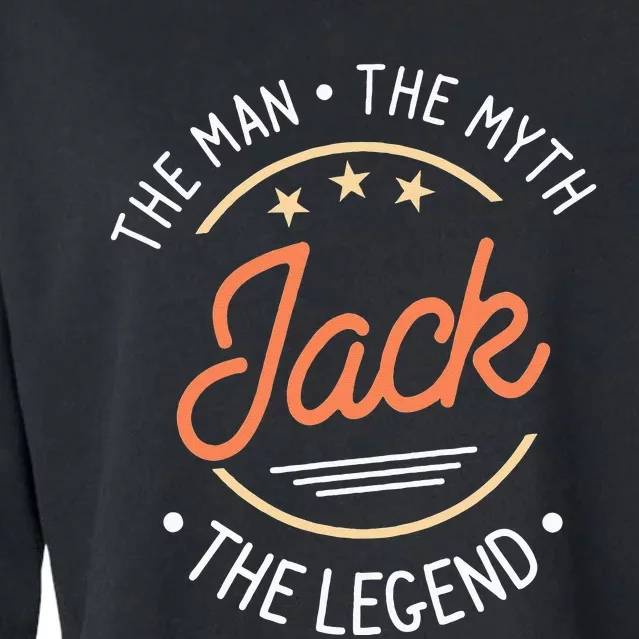 Jack The Man The Myth The Legend Cropped Pullover Crew