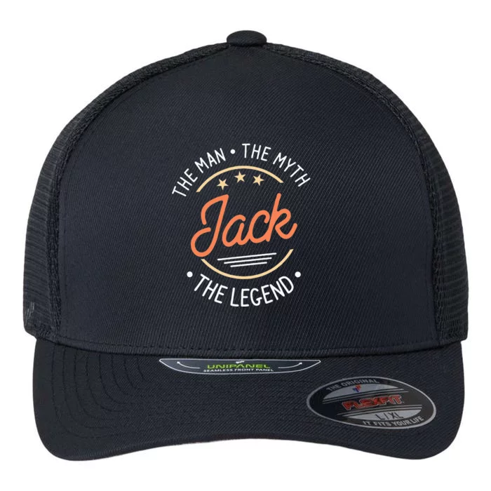 Jack The Man The Myth The Legend Flexfit Unipanel Trucker Cap