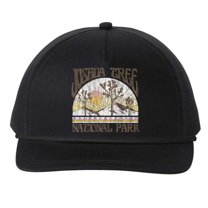 Joshua Tree National Park Retro Outdoor Camping Hike Snapback Five-Panel Rope Hat