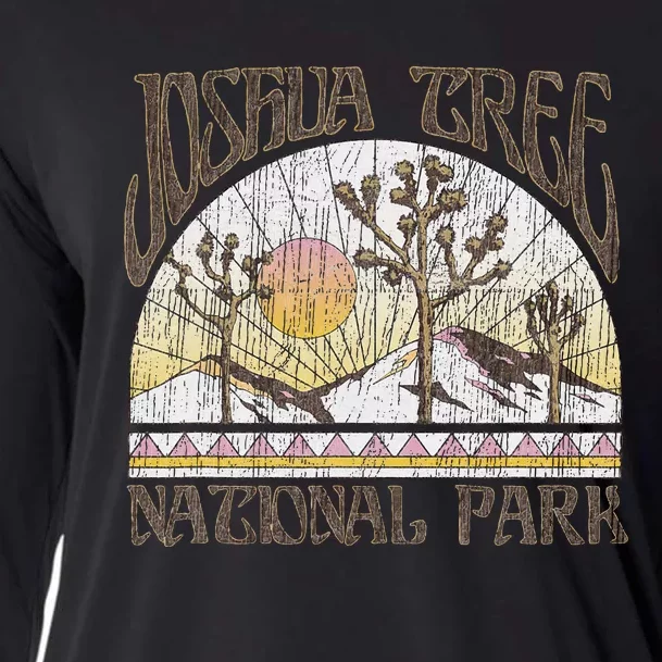 Joshua Tree National Park Retro Outdoor Camping Hike Cooling Performance Long Sleeve Crew