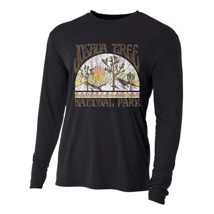 Joshua Tree National Park Retro Outdoor Camping Hike Cooling Performance Long Sleeve Crew