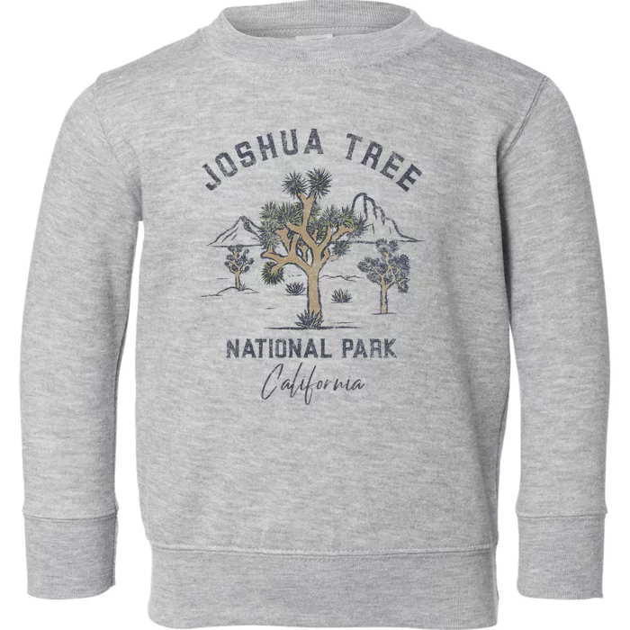 Joshua Tree National Park Vintage Toddler Sweatshirt