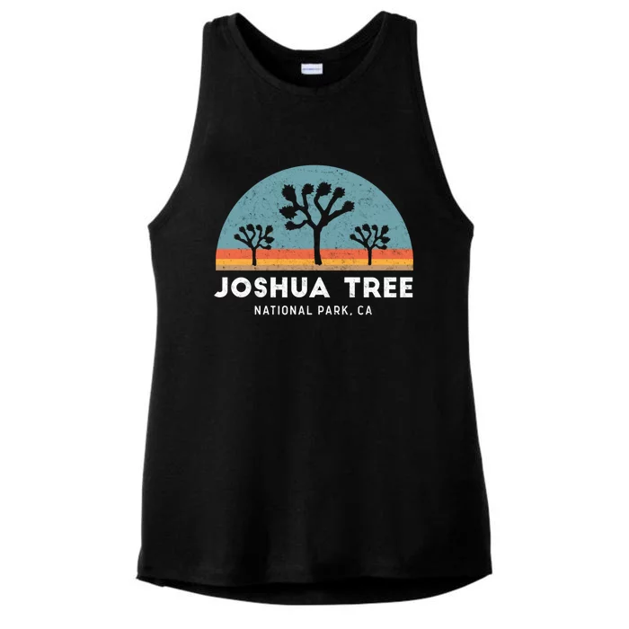 Joshua Tree National Park Gift Ladies Tri-Blend Wicking Tank