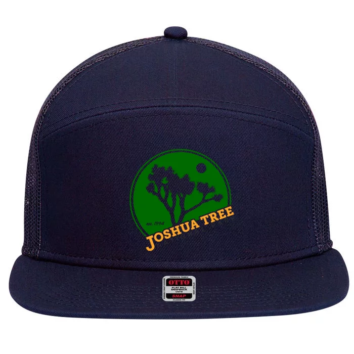 Joshua Tree National Park 7 Panel Mesh Trucker Snapback Hat