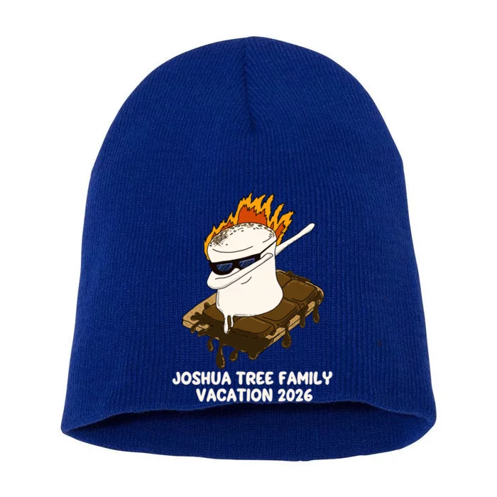 Joshua Tree National Park Family 2026 Vacation Souvenir Gift Short Acrylic Beanie