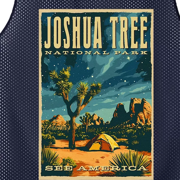 Joshua Tree National Park Mesh Reversible Basketball Jersey Tank