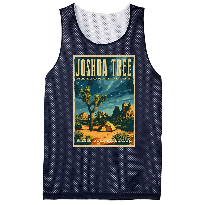 Joshua Tree National Park Mesh Reversible Basketball Jersey Tank