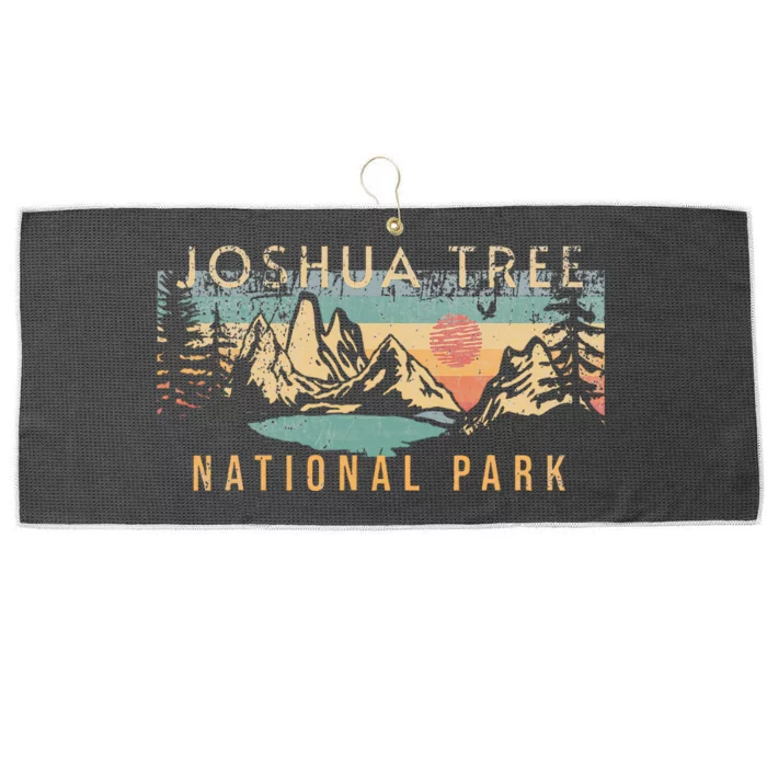 Joshua Tree National Park Large Microfiber Waffle Golf Towel