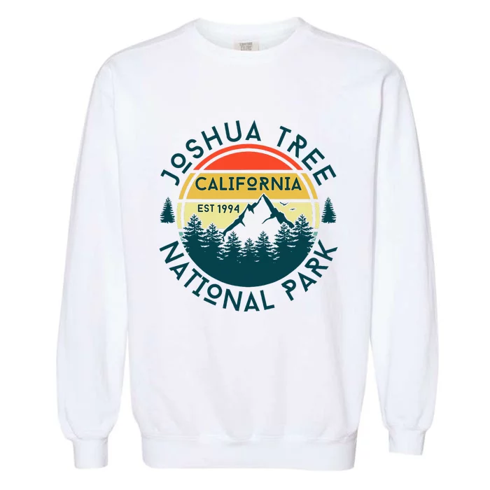 Joshua Tree National Park California Hiking Nature Outdoors Garment-Dyed Sweatshirt