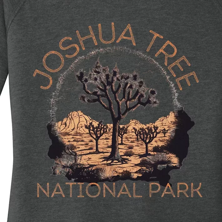 Joshua Tree National Park Landscape Joshua Tree Women's Perfect Tri Tunic Long Sleeve Shirt